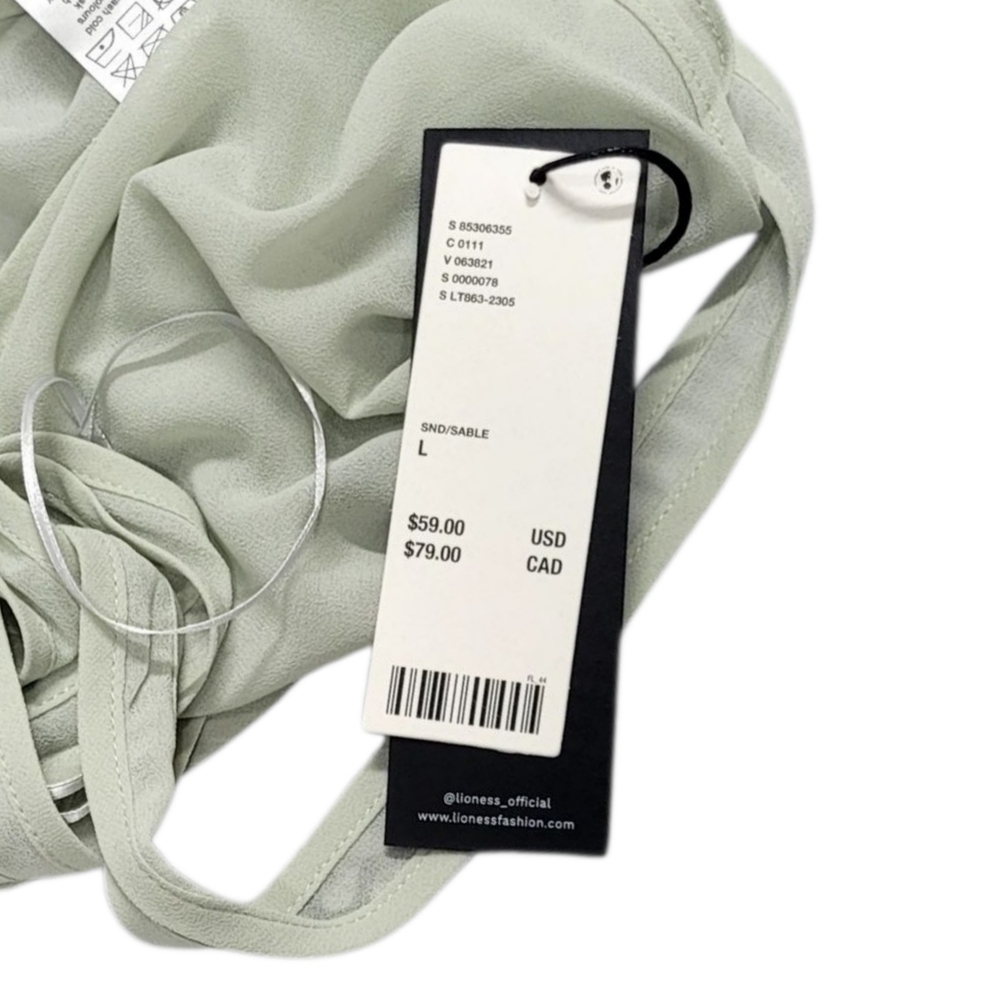 Lioness Rendezvous Semi-Sheer Halter Top - Picture 9 of 12